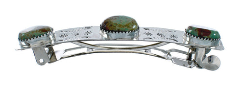 Sterling Silver Native American Navajo Hair Barrette TX10237